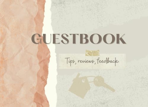 Guestbook for rentals - Libro degli ospiti: per affitti turistici