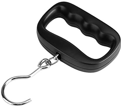 digitaler tragbarer Handwaagenkoffer mit elektronischer LCD-Tasche,Gepäckwaage, hängende Gepäckwaage für Reisen und Fisch, Waage 50 kg * 10 g, Kofferwaage Babywaage zum Wiegen Gepäckwaage für Kof