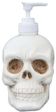Ro Rox Dispenser di Sapone Teschio 350ml Gotico Halloween Articoli per la Casa