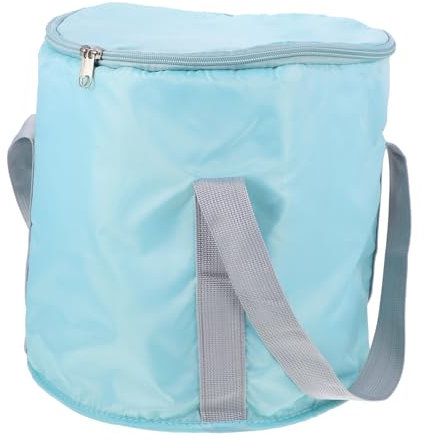 Healeved Faltbarer Wassereimer Tragbares Fußwaschbecken Klappbares Campingeimer Aus Peva Und Polyester Leicht Zu Verstauen Für Camping Reisen Outdoor-aktivitäten Fußbad Für Erwachsene