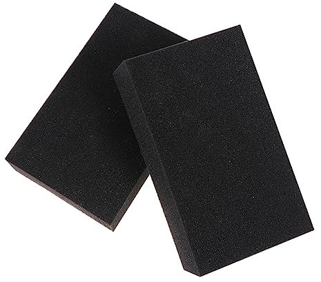 ULTECHNOVO Esponjas de Coche Negras 2 Uds para Limpieza Exterior y Interior Buena Absorción de Agua y Suaves