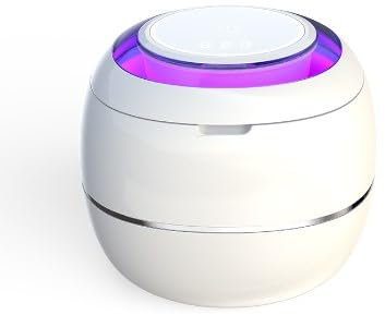 Ultraschallreinigungsgerät UV für Zahnprothesen, RANJIMA 42000Hz Ultraschallreiniger Dental Pod mit Lampe Ultraschallbad 2 Modi für Zahnersatz Schmuck Faltbare Brille Zahnbürstenkopf-180ML