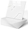 WADILE 20x baldosas adhesivas mármol 30x30cm impermeables para ducha, cocina, baño - Paneles murales PVC blanco nube