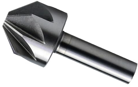 Punta svasatrice HSS Ø6-50mm, angolo 60°/90°/120°, 6/8 taglienti, fresa per smussare e sbavare metallo, legno e plastica – 1 pezzo(20.0mm x120Degree)