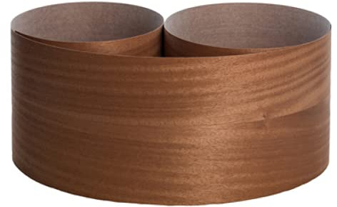 Nordlinger Pro förlimmad mahognyfaner, 25 cm x 2,5 m träskiva, påstrykningsbar faner