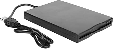 3 5 USB External Floppy Disk Drive, Portable Floppy Drive, 1 44 MB FDD for PC Window 2000/XP/Vista/7/8, No Extra Driver Required, Plug and Play, USB External Floppy Disk Drive Portable 1 44 MB FD