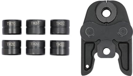 KEESUNG Th Contour pressbackar, 16–32 mm, professionella pressbackar med 4 presskonturer för kompositrör av aluminium, PEX, koppar, rostfritt stål