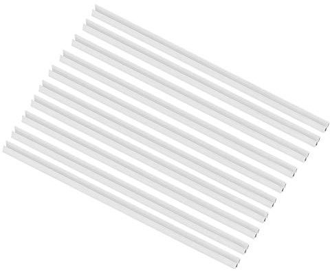 LUCKDANO Striscia di Transizione in Vetro a Piastra in Serra, Striscia di Plastica in Serra Protetta Forniture in del Nastro in PVC di Rafforzamento in PVC per Guarnizione in Vetro a Piastra