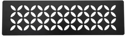 Jeonz Shower Niche Shelf for Prefabricated Kerdi Board SN/-SNLT,Black Floral Design, Brushed 304 Stainless Steel