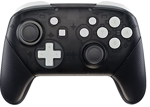 eXtremeRate DIY-Tasten Kit für Nintendo Switch Pro Controller, Ersatz Knöpfe ABXY D-Pad Trigger Home Buttons Ersatzknöpfe & Tool Set für NS Switch Pro Gamepad(Weiß)-KEIN Controller