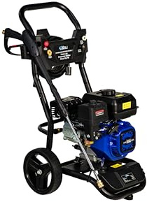 Pro Splash PS-205-PL Petrol Pressure Washer – 2900 PSI / 200 Bar, 7HP OHV Engine, Jet Wash with 4 Quick-Connect Nozzles, Built-in Detergent Tank, High Pressure Power Washer – Black