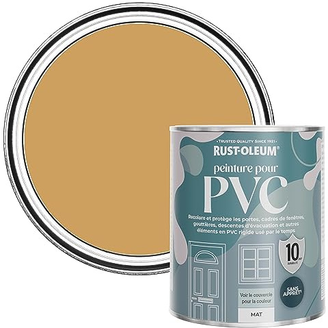 Rust-Oleum Yellow uPVC Door and Window Paint in Matt Finish - Dijon 750ml