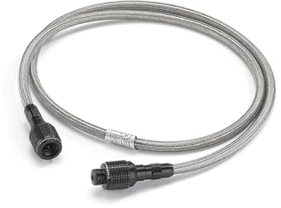 Campingmoon Gaskartuschen Adapter Gasschlauch für EN417 Lindal-Ventil, aufschraubbarer Kanister und Gerät (BKZ17(100CM))