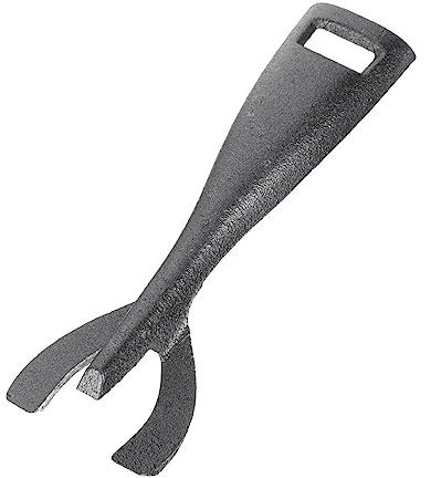 CAXUSD Cast Iron Teppanyaki Clip Steak Plate Fork Hot Dish Pan Clip Gripper Pan Gripper Fajita Skillet Handle Bbq Tongs for Home Kitchen Camping Outdoor Cooking Tools