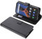 foto-kontor Tasche kompatibel mit Blackview BV9900 / BV9900 Pro Book Style schwarz Schutz Hülle Buch