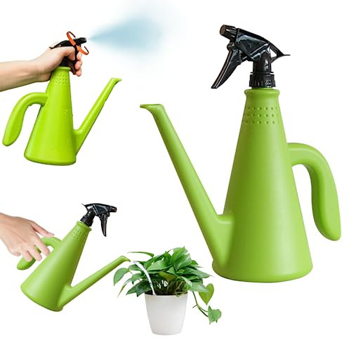 Watering Cans For The Garden Watering Can With Sprayer Long Spout Watering Can Water Stream And Misting Mode Dual Purpose Spray Bottle Plant Mister For Indoor Outdoor Plant 850ML