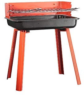 MYVVKIA Parrilla de Barbacoa de carbón portátil Plegable Barbacoa al Aire Libre Parrilla de Kebab de carbón de Acero Inoxidable Parrilla Plegable Parrilla portátil