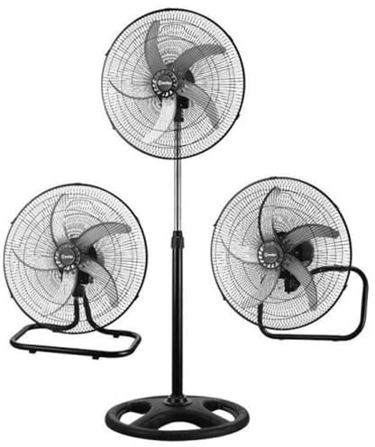 G GRIMALDI GFS4510 GADIP VENTILATORE 3 IN 1 PIANTANA TAVOLO E MURO 3 VELOCITÀ E OSCILLANTE