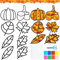 SOETDERT Herbst Bastelset Kinder, 12 Stück Fensterbilder Herbst Kinder Basteln, DIY Herbst Bastelset Kränze, Kreative Herbstdeko, Blätter Deko, Ahornblatt Papierbastelset Handwerk Geschenk
