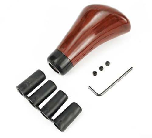 Whychstore Pommeau de levier de vitesse élégant en bois de noyer, parfait pour la plupart des voitures manuelles