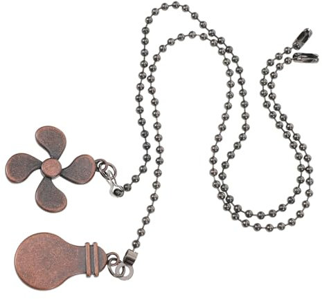 Gadpiparty 2pièces Chaînes De Traction Pour Ventilateur Plafond Rallonge Décorative Vintage Pour Et Lampes De Table Vieilli