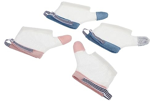 INOOMP Guanti per Correggere in Nylon per Paia Traspirante 2 Ragazzo Ragazza a Rete Design Riutilizzabile Succhiamento delle Dita 6 a 22,5 Kg da