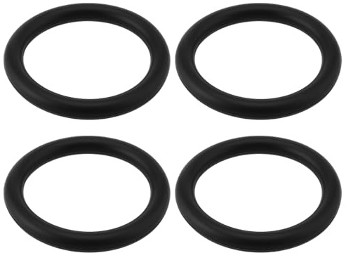 ECSiNG 4 st motor kylvätska rör O-ring WHT006407 N90365302 kompatibel med Audi A4 1995-2001 Q3 2011-2015 26x20x3mm