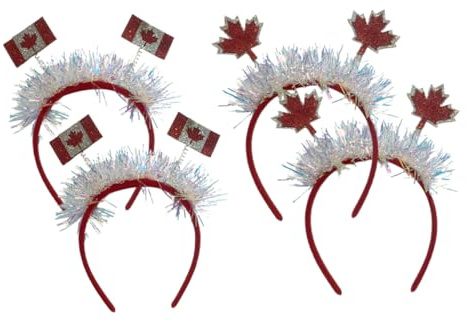 Gogogmee 4 Piezas Diademas Creativas con Adorno Arce para Fiestas y Festivales Accesorio de Cabeza Duradero con Diseño Novedoso para y Celebraciones