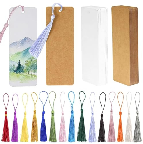 90 Piezas 14 x 4,9 CM Marcapaginas Papel Marcapaginas