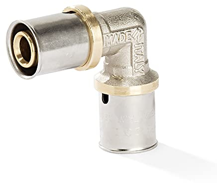 H2O-Flex® 16er Pressfitting - Winkel 90° für Verbundrohr 2,0mm Aluverbund Mehrschichtverbundrohr 16 x 2,0mm DVGW Rohr