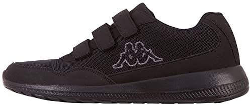 Kappa Unisex Follow Vl Sneaker, 1116 black/grey, 37 EU