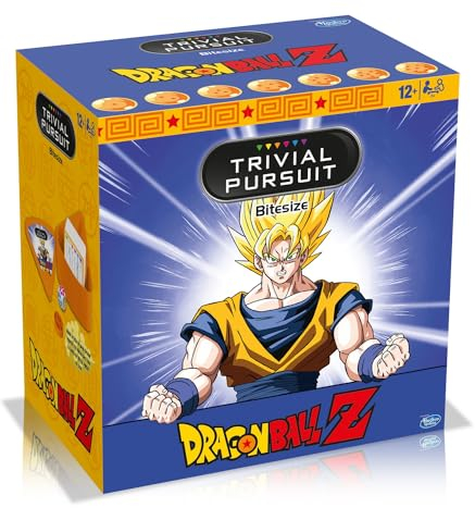 Winning Moves Trivial Pursuit Dragon Ball Z - Juegos De Mesa Niños 12 Años, Juegos De Mesa Adulto, Juego para 2+ Jugadores, Juego De Quiz, Trivia para Fans De Dragon Ball Z