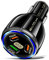 JADUFHU 90W Caricabatterie Auto USB C, Accendisigari Auto QC3.0/PD30W, Adatto Presa Auto USB C per IPhone, Tablet, Samsung, Huawei, Xiaomi - Nero