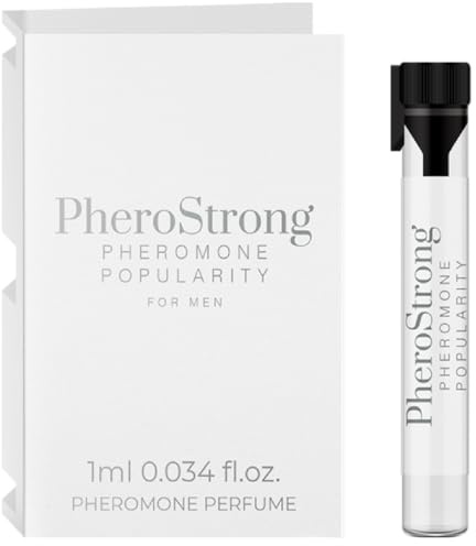 PheroStrong Popularity for Men - Profumo intenso ai feromoni sessuali extra forti per uomini per attrarre le donne - profumo da uomo Bliss Blister - colonia da uomo a lunga durata - 1 ml