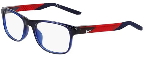 Nike 5059 410 Eyeglasses Youth Kids Boy's Navy/University Red Full Rim 46mm