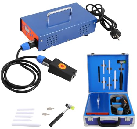 Levkitch Kit de herramientas de desabolladuras para coche, 1,38 kW, calefacción electromagnética por inducción, máquina de reparación de abolladuras, herramienta de reparación de abolladuras