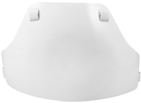 Hemobllo Plastron Portable de Protection Thoracique en PVC Blanc pour Escrime, Équipement Confortable et Réutilisable Adapté aux Jeunes Pratiquants D'escrime