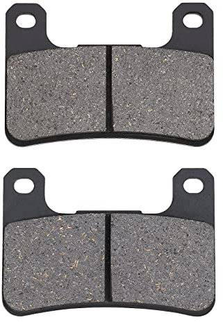 AHL 1 paio di pastiglie freno anteriori per moto Compatibile con SUZUKI GSXR 750 K4/K5/K6/K7/K8/K9/L0 2004-2010/DL 1000 AL4-AL9 V-Strom (ABS) 2014-2020/GSXR 1000 K4-K9/L0/L1 2004-2011 (Semi métal)