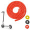 Yungeln Scooter Kabelschutz Spiral Kabelschlauch 1M Silikon Kabelschoner kompatibel für Xiaomi 1S/M365/Pro Ninebot Scooter - Rot