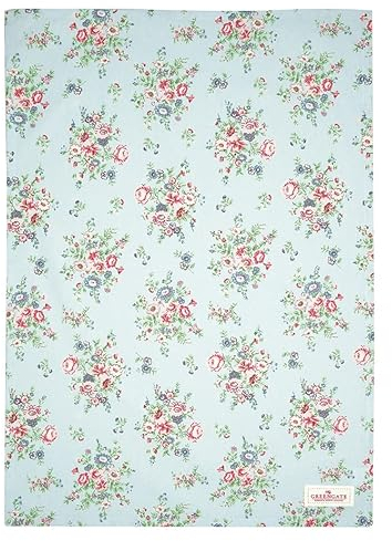 GreenGate Tea Towel Ailis Pale Blue