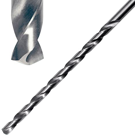 HSS-G Spiralbohrer Ø 2-13 mm DIN1869 Extra Lang, Überlange Bohrer, Metallbohrer, Durchmesser: 3,0 mm; Gesamtlänge: 150 mm