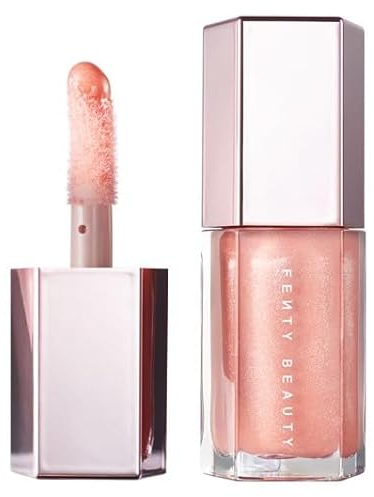 Fenty Beauty ORIGINAL | by Rihanna | Mini Gloss Bomb Universal Lip Luminizer - Gloss de labios con manteca de karité | 5.5 mililitros (Travel Size) | by BELLA (04 $WETT MOUTH, 5.50 ml (Travel Size))