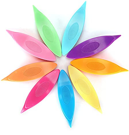 Tatting-skyttlar, Färgglada Hantverksverktyg, 9 St, Tillverkade Av Plast, för -handstickning