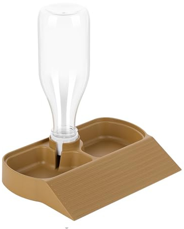 BABIBAOBEI Plato para reptiles para tortugas y lagartos, que proporciona agua y alimentos, funcionalidad automática para mayor comodidad, múltiples comederos