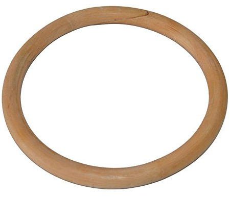 HemeraPhit Anello di Rattan in Legno Yewen Sau, Ideale nell'allenamento per rafforzare Le Mani, per Sticky Hands, Yewen Say, Taichi e Wing Chun, 25,4 cm x 21,6 cm