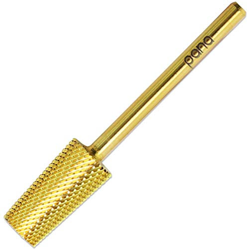 Pana Professional USA Gold TAPERED Barrel Bit Nail Drill (Grit: EXTRA FINE - XF) 3/32 Shank Size