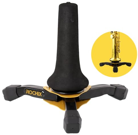 Foldable Portable Soprano Saxophone Sax Stand,Tripod Holder Stand