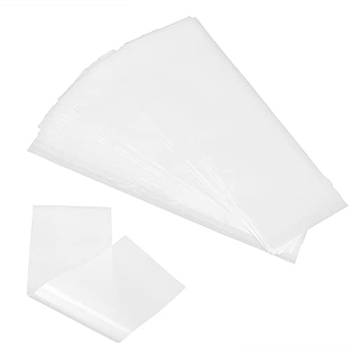 meche per evidenziare fogli meche per capelli 18 × 14 × 2 100 pezzi foglio di colorazione professionale per capelli strisce per evidenziare i capelli riutilizzabili tintura separazione foglio carta