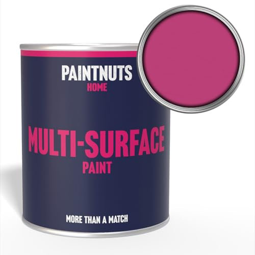 Paintnuts Multi-Surface Paint - RAL-4010 - TELEMAGENTA - 250ml Tin - Satin Finish