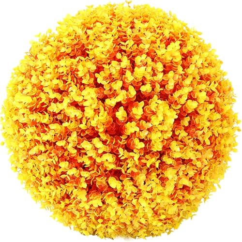 Palla Di Bosso Artificiale, Pianta Artificiale Topiaria Palla Decorativa Finta Bosso Decorazione Realistica Per Piante Per Matrimoni, Prati Natalizi, Cortile E Decorazioni Da Giardin(Size:20inch/50cm)